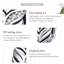 Load image into Gallery viewer, S925 Sterling Silver Wheat Zircon Beads DIY Bracelet Necklace Accessories, SCC1614