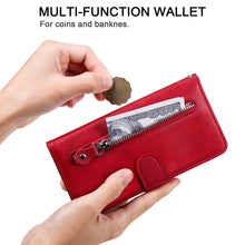 Load image into Gallery viewer, Fashion Calf Texture Zipper Horizontal Flip Leather Case with Stand &amp; Card Slots &amp; Wallet Function, For iPhone 12 Pro / 12, For iPhone 12 Pro Max, For Xiaomi Redmi 9C, For Xiaomi Redmi 9A, For Samsung Galaxy Note20 Ultra, For Samsung Galaxy Note20     ...