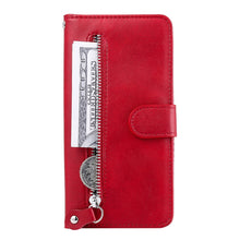 Load image into Gallery viewer, Fashion Calf Texture Zipper Horizontal Flip Leather Case with Stand &amp; Card Slots &amp; Wallet Function, For iPhone 12 Pro / 12, For iPhone 12 Pro Max, For Xiaomi Redmi 9C, For Xiaomi Redmi 9A, For Samsung Galaxy Note20 Ultra, For Samsung Galaxy Note20     ...