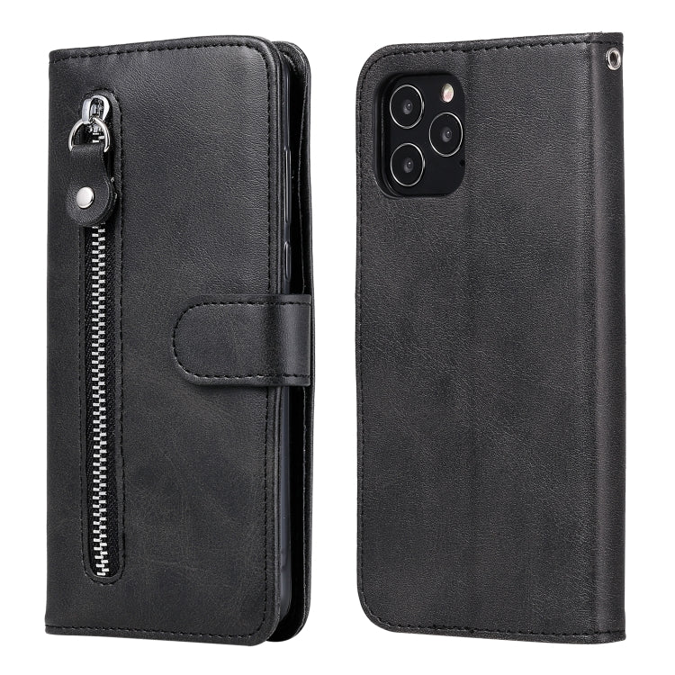 Fashion Calf Texture Zipper Horizontal Flip Leather Case with Stand & Card Slots & Wallet Function