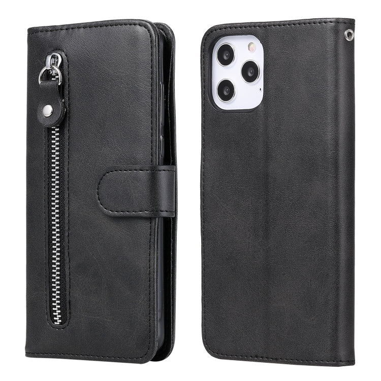 Fashion Calf Texture Zipper Horizontal Flip Leather Case with Stand & Card Slots & Wallet Function