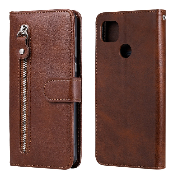 Fashion Calf Texture Zipper Horizontal Flip Leather Case with Stand & Card Slots & Wallet Function