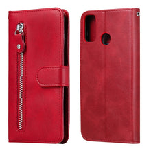 Load image into Gallery viewer, Fashion Calf Texture Zipper Horizontal Flip Leather Case with Stand &amp; Card Slots &amp; Wallet Function