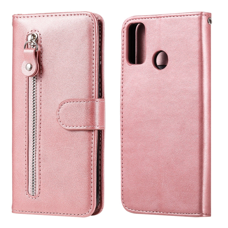 Fashion Calf Texture Zipper Horizontal Flip Leather Case with Stand & Card Slots & Wallet Function