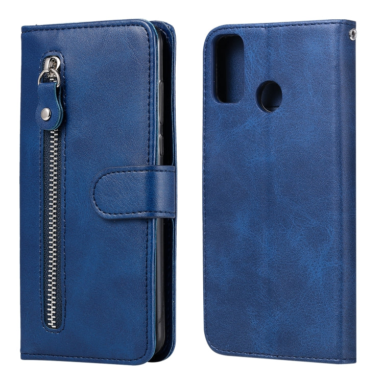 Fashion Calf Texture Zipper Horizontal Flip Leather Case with Stand & Card Slots & Wallet Function