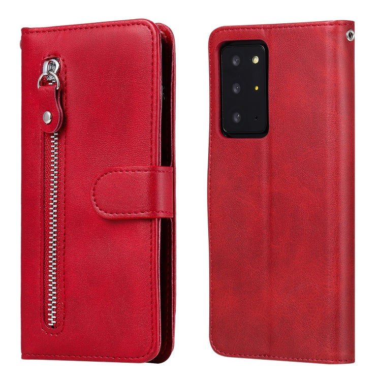 Fashion Calf Texture Zipper Horizontal Flip Leather Case with Stand & Card Slots & Wallet Function