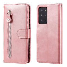 Load image into Gallery viewer, Fashion Calf Texture Zipper Horizontal Flip Leather Case with Stand &amp; Card Slots &amp; Wallet Function