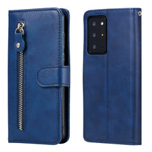 Load image into Gallery viewer, Fashion Calf Texture Zipper Horizontal Flip Leather Case with Stand &amp; Card Slots &amp; Wallet Function