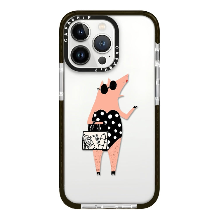 Simple Illustration Pattern Full Coverage Phone Case, For iPhone 13 Pro