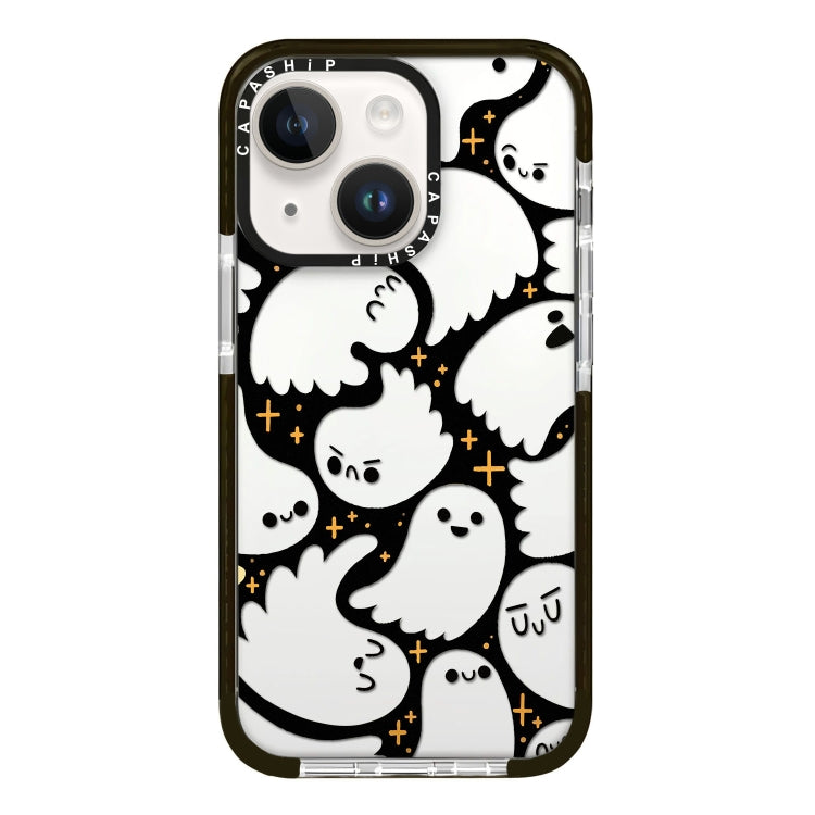 Simple Illustration Pattern Full Coverage Phone Case, For iPhone 14 Plus