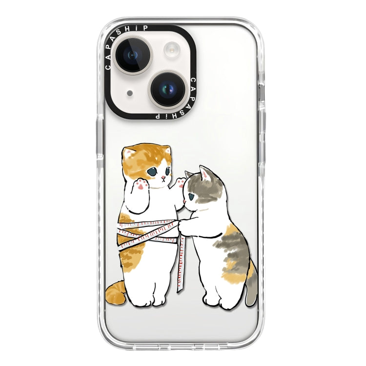 Simple Illustration Pattern Full Coverage Phone Case, For iPhone 14 Plus