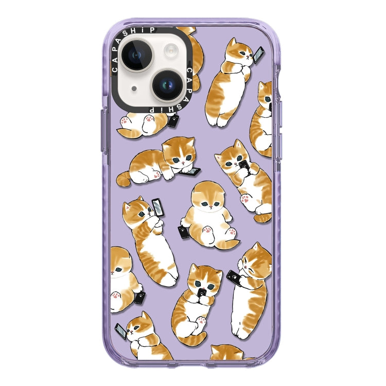 Simple Illustration Pattern Full Coverage Phone Case, For iPhone 14 Plus