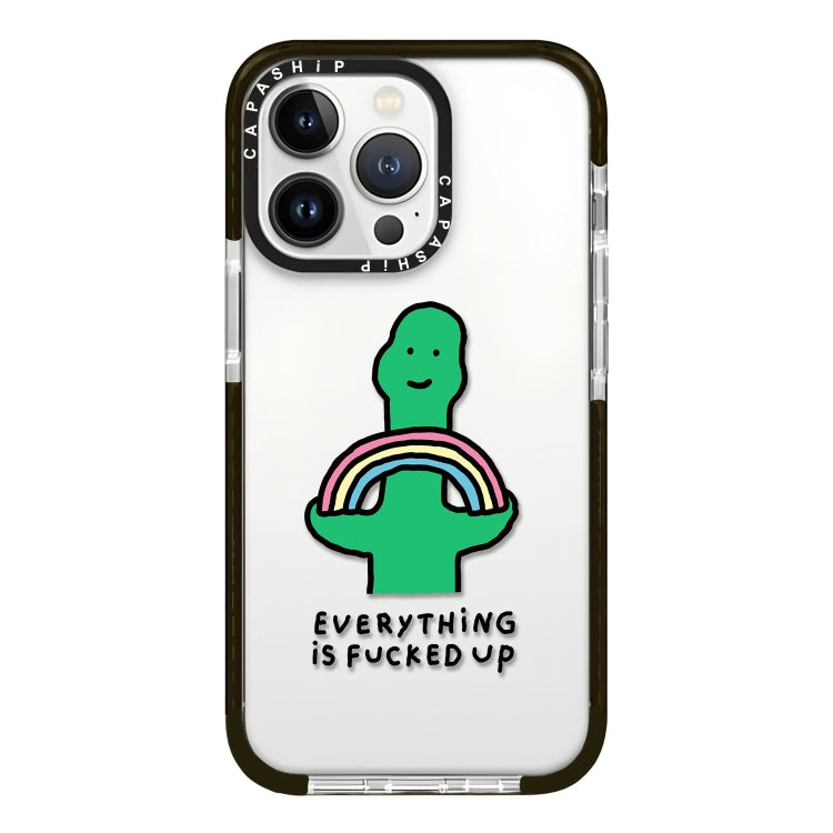 Simple Illustration Pattern Full Coverage Phone Case, For iPhone 14 Pro Max
