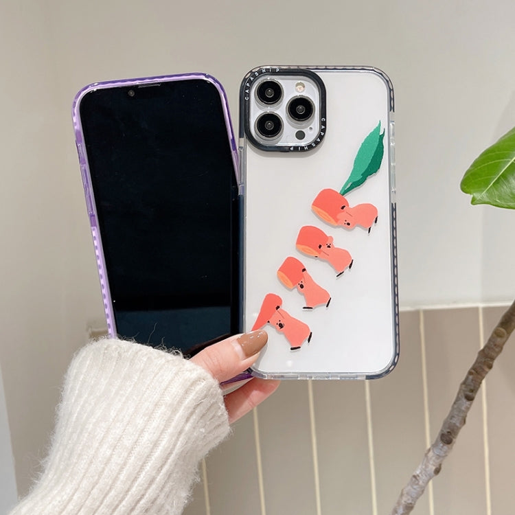 Simple Illustration Pattern Full Coverage Phone Case, For iPhone 14 Pro Max
