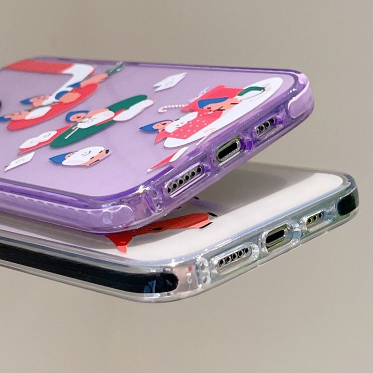 Simple Illustration Pattern Full Coverage Phone Case, For iPhone 12 Pro Max