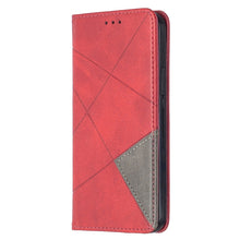 Load image into Gallery viewer, Rhombus Texture Horizontal Flip Magnetic Leather Case with Holder &amp; Card Slots, For Xiaomi Redmi 9A, For Xiaomi Redmi 9C, For iPhone 12 mini, For iPhone 12 / 12 Pro, For iPhone 12 Pro Max