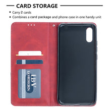 Load image into Gallery viewer, Rhombus Texture Horizontal Flip Magnetic Leather Case with Holder &amp; Card Slots, For Xiaomi Redmi 9A, For Xiaomi Redmi 9C, For iPhone 12 mini, For iPhone 12 / 12 Pro, For iPhone 12 Pro Max