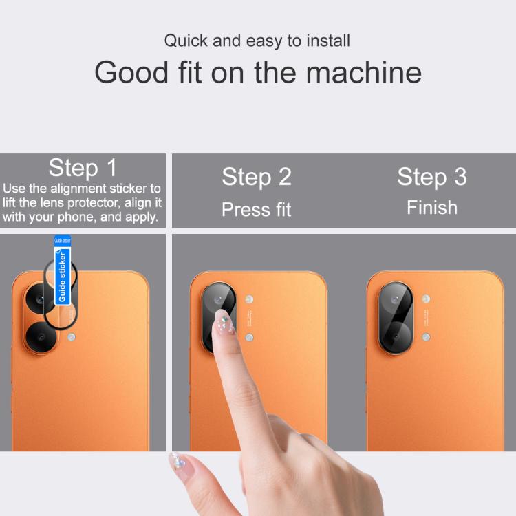 imak Rear Camera Lens Glass Film Black Version, For Xiaomi Poco X8 Pro Max 5G, For Xiaomi 17 Ultra by Leica, For Xiaomi 17 Ultra, For Xiaomi POCO C85 4G 171mm / 173mm, For Xiaomi 15T Pro 5G, For Xiaomi 15 Ultra, For Xiaomi 15 Pro, For Xiaomi 15