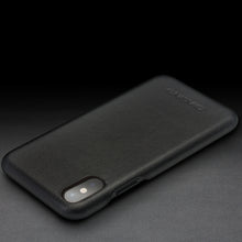 Load image into Gallery viewer, For iPhone X / XS QIALINO Shockproof Cowhide Leather Protective Case