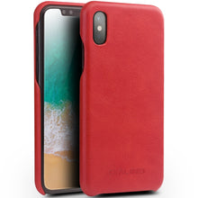 Load image into Gallery viewer, For iPhone X / XS QIALINO Shockproof Cowhide Leather Protective Case