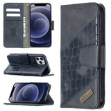 Matching Color Crocodile Texture Horizontal Flip PU Leather Case with Wallet & Holder & Card Slots, For iPhone 12 mini, For iPhone 12 / 12 Pro, For iPhone 12 Pro Max, For Nokia 5.3, For Xiaomi Redmi 9A, For Xiaomi Redmi 9C, For Huawei Y5(2019)