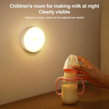 Load image into Gallery viewer, Intelligent Human Body Induction LED Night Light Bedside Lamp with Switch, With Switch, Human Sensor