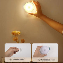 Load image into Gallery viewer, Intelligent Human Body Induction LED Night Light Bedside Lamp with Switch, With Switch, Human Sensor