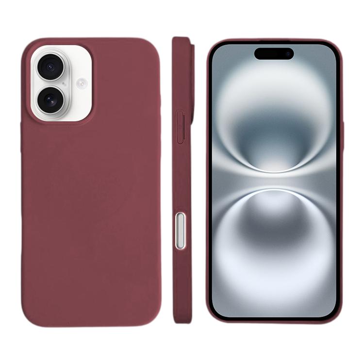Liquid Silicone Phone MagSafe Case, For iPhone 16 Plus, For iPhone 16, For iPhone 15 Pro Max, For iPhone 15 Pro