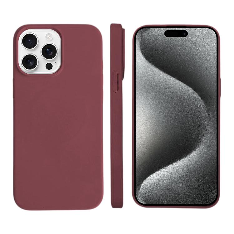 Liquid Silicone Phone MagSafe Case, For iPhone 16 Plus, For iPhone 16, For iPhone 15 Pro Max, For iPhone 15 Pro