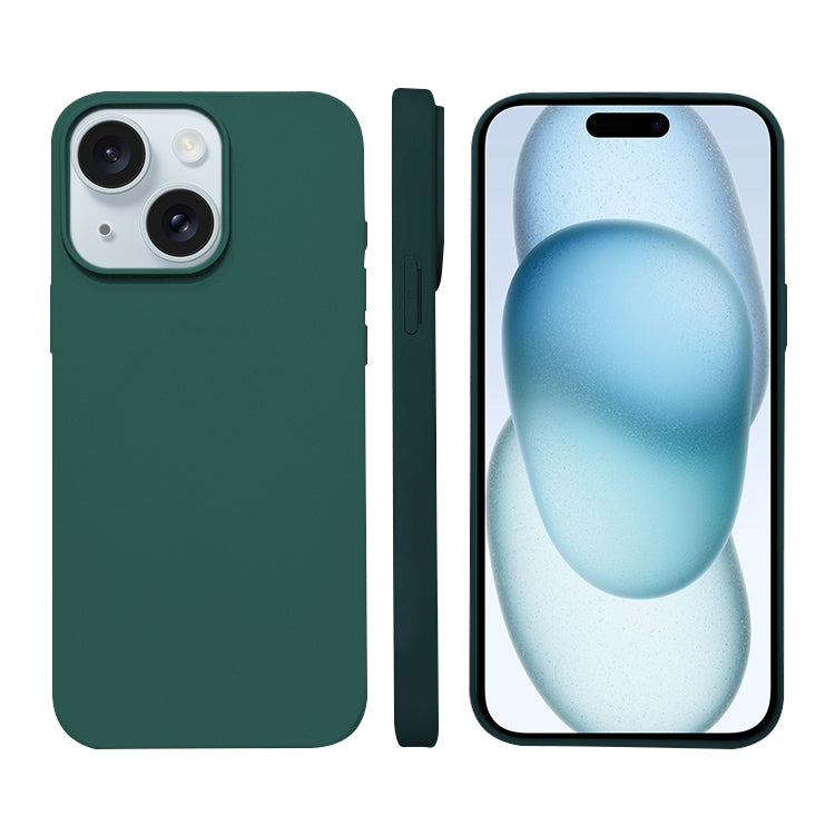 Liquid Silicone Phone MagSafe Case, For iPhone 15, For iPhone 14 Plus, For iPhone 14, For iPhone 14 Pro