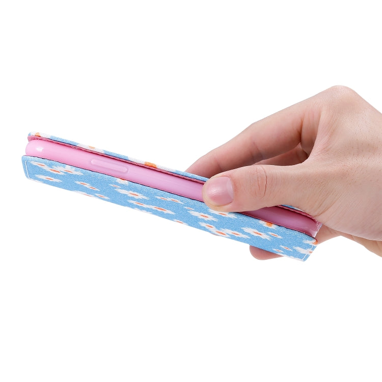 Glittering Daisy Magnetic Horizontal Flip Leather Case with Holder & Card Slots & Photo Frame