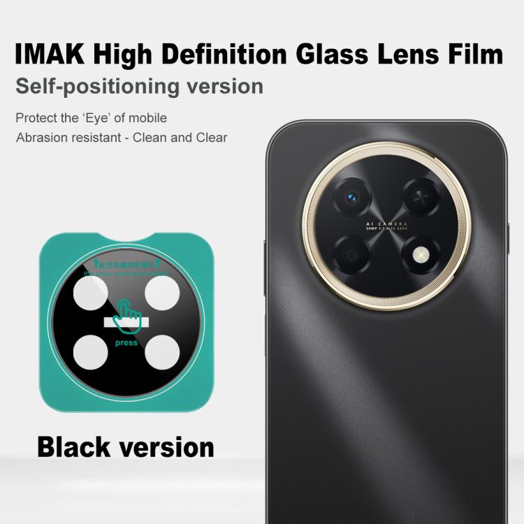 imak Black Version HD Glass Rear Camera Lens Film, Self-positioning Version, For Huawei Enjoy 90 Pro Max 5G, For Huawei Mate 80 Pro Max Wind, For Huawei nova 15 Ultra, For Huawei nova 15 Pro, For Huawei nova 15, For Huawei Mate X7                      ...