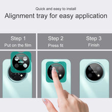 Load image into Gallery viewer, imak Black Version HD Glass Rear Camera Lens Film, Self-positioning Version, For Huawei Enjoy 90 Pro Max 5G, For Huawei Mate 80 Pro Max Wind, For Huawei nova 15 Ultra, For Huawei nova 15 Pro, For Huawei nova 15, For Huawei Mate X7                      ...