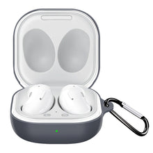 Load image into Gallery viewer, For Samsung Galaxy Buds Live Solid Color Anti-fall Earphone Protective Case with Hook