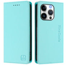 Load image into Gallery viewer, RC01 Dual-Folded Magnetic Suction RFID Leather Phone Case, For iPhone 16 Pro, For iPhone 16 Plus, For iPhone 16, For iPhone 15 Pro Max, For iPhone 15 Pro, For iPhone 15 Plus