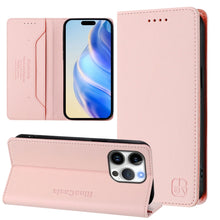 Load image into Gallery viewer, RC01 Dual-Folded Magnetic Suction RFID Leather Phone Case, For iPhone 16 Pro, For iPhone 16 Plus, For iPhone 16, For iPhone 15 Pro Max, For iPhone 15 Pro, For iPhone 15 Plus