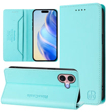 Load image into Gallery viewer, RC01 Dual-Folded Magnetic Suction RFID Leather Phone Case, For iPhone 16 Pro, For iPhone 16 Plus, For iPhone 16, For iPhone 15 Pro Max, For iPhone 15 Pro, For iPhone 15 Plus