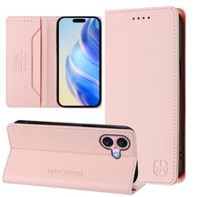 Load image into Gallery viewer, RC01 Dual-Folded Magnetic Suction RFID Leather Phone Case, For iPhone 16 Pro, For iPhone 16 Plus, For iPhone 16, For iPhone 15 Pro Max, For iPhone 15 Pro, For iPhone 15 Plus