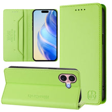 Load image into Gallery viewer, RC01 Dual-Folded Magnetic Suction RFID Leather Phone Case, For iPhone 16 Pro, For iPhone 16 Plus, For iPhone 16, For iPhone 15 Pro Max, For iPhone 15 Pro, For iPhone 15 Plus
