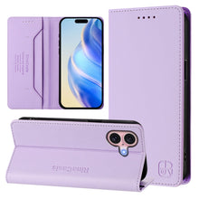 Load image into Gallery viewer, RC01 Dual-Folded Magnetic Suction RFID Leather Phone Case, For iPhone 16 Pro, For iPhone 16 Plus, For iPhone 16, For iPhone 15 Pro Max, For iPhone 15 Pro, For iPhone 15 Plus