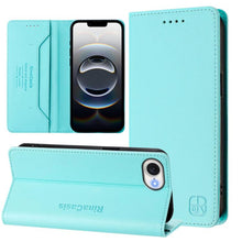 Load image into Gallery viewer, RC01 Dual-Folded Magnetic Suction RFID Leather Phone Case, For iPhone 18 Pro / 17 Pro, For iPhone 18 Pro Max / 17 Pro Max, For iPhone 17e / 16e, For iPhone 17, For iPhone Air, For iPhone 16 Pro Max