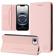 Load image into Gallery viewer, RC01 Dual-Folded Magnetic Suction RFID Leather Phone Case, For iPhone 17e / 16e, For iPhone 17 Pro Max, For iPhone 17 Pro, For iPhone 17, For iPhone Air, For iPhone 16 Pro Max
