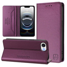 Load image into Gallery viewer, RC01 Dual-Folded Magnetic Suction RFID Leather Phone Case, For iPhone 17e / 16e, For iPhone 17 Pro Max, For iPhone 17 Pro, For iPhone 17, For iPhone Air, For iPhone 16 Pro Max