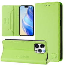 Load image into Gallery viewer, RC01 Dual-Folded Magnetic Suction RFID Leather Phone Case, For iPhone 16 Pro, For iPhone 16 Plus, For iPhone 16, For iPhone 15 Pro Max, For iPhone 15 Pro, For iPhone 15 Plus