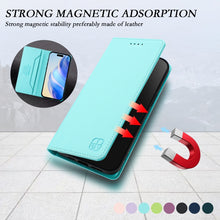 Load image into Gallery viewer, RC01 Dual-Folded Magnetic Suction RFID Leather Phone Case, For iPhone 15, For iPhone 14 Plus, For iPhone 14 / 13, For iPhone 14 Pro, For iPhone 14 Pro Max, For iPhone 7 / 8 / SE 2022