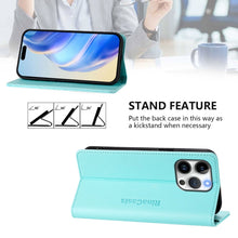 Load image into Gallery viewer, RC01 Dual-Folded Magnetic Suction RFID Leather Phone Case, For iPhone 13 Pro Max, For iPhone 13 Pro, For iPhone 13 mini, For iPhone 12 / 12 Pro, For iPhone 12 Pro Max, For iPhone 12 mini