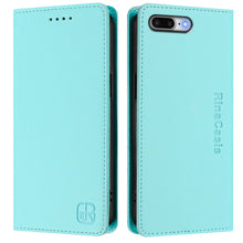 Load image into Gallery viewer, RC01 Dual-Folded Magnetic Suction RFID Leather Phone Case, For iPhone 7 Plus / 8 Plus