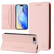 Load image into Gallery viewer, RC01 Dual-Folded Magnetic Suction RFID Leather Phone Case, For iPhone 7 Plus / 8 Plus