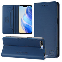 Load image into Gallery viewer, RC01 Dual-Folded Magnetic Suction RFID Leather Phone Case, For iPhone 7 Plus / 8 Plus