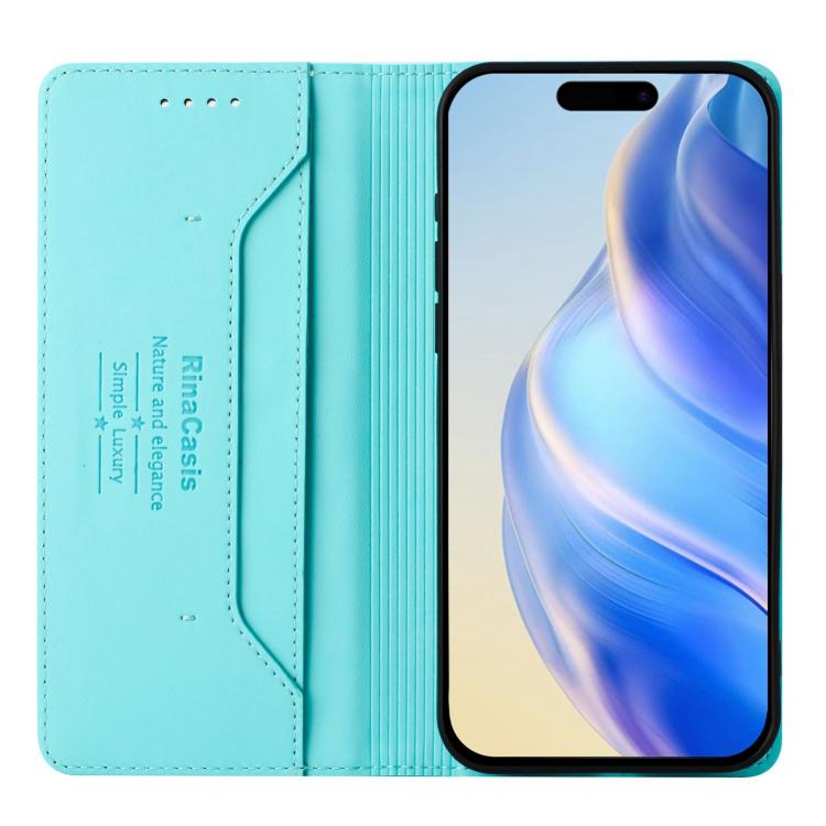 RC01 Dual-Folded Magnetic Suction RFID Leather Phone Case, For iPhone 18 Pro / 17 Pro, For iPhone 18 Pro Max / 17 Pro Max, For iPhone 17e / 16e, For iPhone 17, For iPhone Air, For iPhone 16 Pro Max